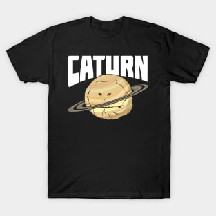 Caturn Astronomy Astronomer Gift T-Shirt